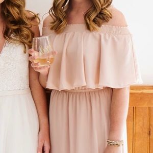Show Me Your MuMu Hacienda Dress Dusty Blush Crisp